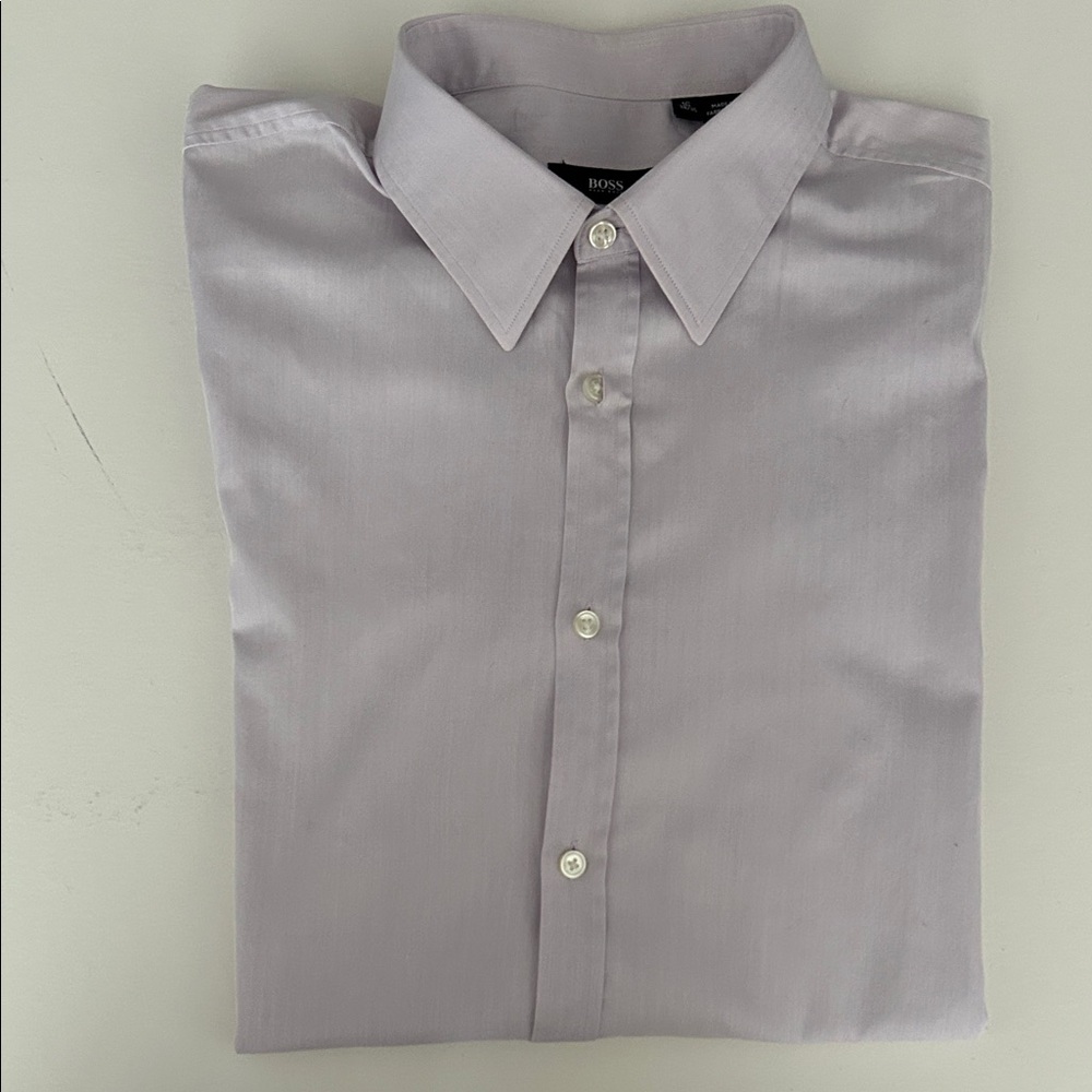 Boss Lavender Purple Dress Shirt